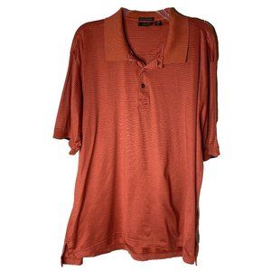 Mens Tasso Elba Golf Shirt Size Large Striped